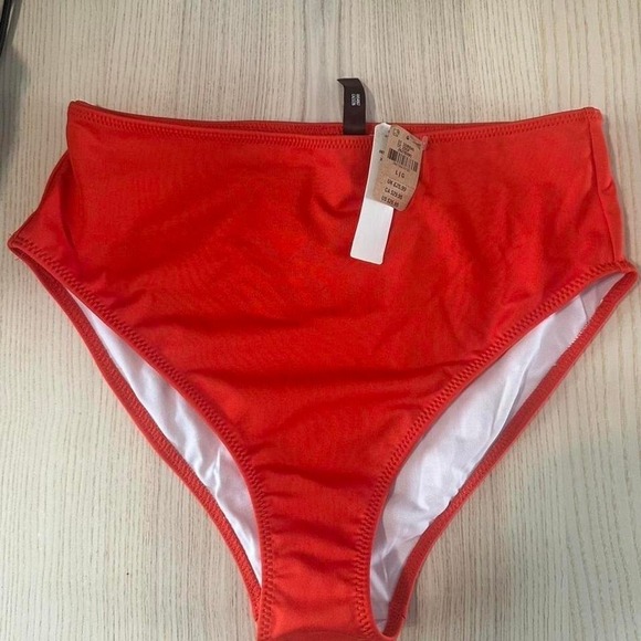 Victoria's Secret Other - Victoria's Secret PINK Active High Waisted Bikini Bottoms Red Large NWT